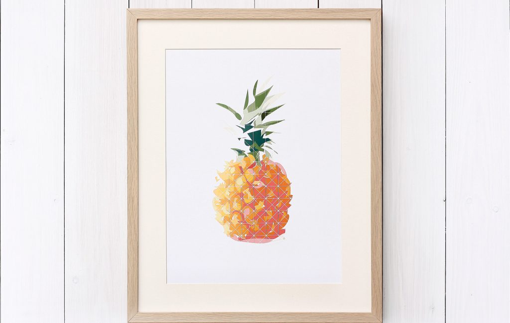 Aber sowas von neu – mein Ananas-Poster